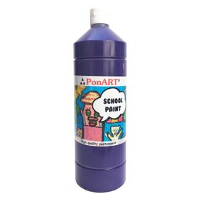 Ponart School Paint Violet 1000 ml Akrilik Boya