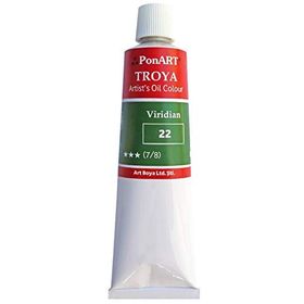 Ponart Troya 22 Tüp Viridian Yeşil 170 ml Yağlı Boya