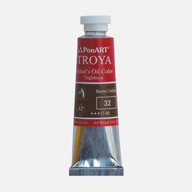 Ponart Troya 32 Burnt Umber 37 ml Yağlı Boya Tüp