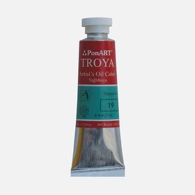 Ponart Troya Tüp 19 Turkuaz 37 ml Yağlı Boya