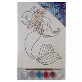 Ponart TWD-C101 The Walt Disney Ariel 25x35 cm Baskılı Tuval