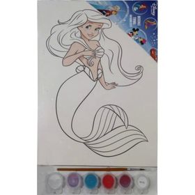 Ponart TWD-C101 The Walt Disney Ariel 25x35 cm Baskılı Tuval