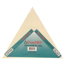 Ponart Universal Quality 30x30 cm Üçgen Tuval