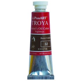Ponart Yanık Umbra 37 ml Troya Yağlı Boya
