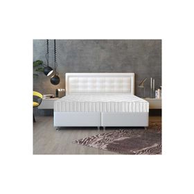 Pony Yatak Aztek 200x200 CM Sandıklı Baza Başlık Set