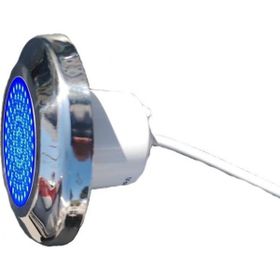 Pool Light Mavi Işık Krom Çerçeveli Boruya Geçme Havuz Lambası
