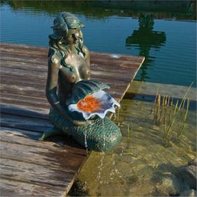 Poolline Mermaid Denizkızı Figürlü Süs Havuzu Seti