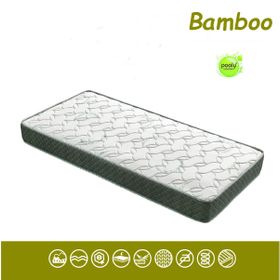 Pooly Bamboo Desenli Ortopedik Yaylı 80x200 cm Yatak