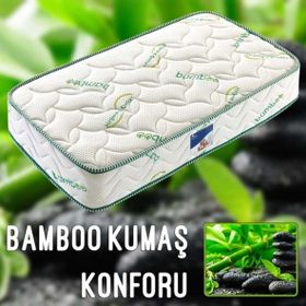 Pooly Bamboo Kumaş Ortopedik Yaylı Lüx Soft 60x120 cm Yatak