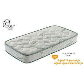 Pooly Bamboo Kumaş Ortopedik Yaylı Lüx Soft 60x120 cm Yatak