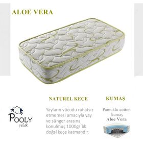 Pooly Perfect Ortopedik Aloevera Lüx Yaylı 70x180 cm Yatak
