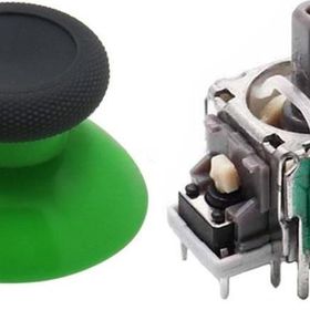 Popkonsol 1+1 One - One S/x - Series S/x Uyumlu Siyah Yeşil Xbox One Analog Motor Topuz Seti
