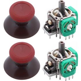 Popkonsol 2+2 One - One S/x - Series S/x Uyumlu Kırmızı Bordo Xbox One Analog Motor Topuz Seti