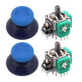 Popkonsol 2+2 One - One S/x - Series S/x Uyumlu Siyah Buz Mavi Mavi Xbox One Analog Motor Topuz Seti
