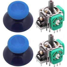 Popkonsol 2+2 One - One S/x - Series S/x Uyumlu Siyah Buz Mavi Mavi Xbox One Analog Motor Topuz Seti