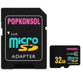 Popkonsol 32 GB Class 10 Yüksek Hızlı High Speed Mikro SD Hafıza Kartı