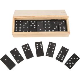 Popkonsol Domino Taşı Oyun Seti Ahşap Saklama Kutulu Eğitici Oyuncak