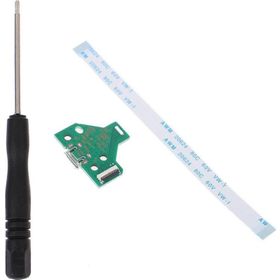 Popkonsol Jds Jdm 010 011 020 Soket Ps4 Kol Tamir Seti Şarj Soketi Ps4 Tamir 12 Pin Flex Kablo Tornavida