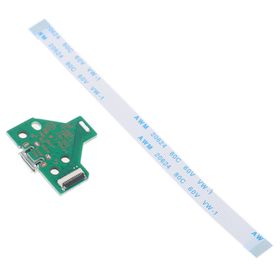 Popkonsol JDS JDM 010 011 020 Soket ve 12 Pin Flex Kablo Ps4 Kol Tamiri Şarj Soketi 12 Pin Flex Set