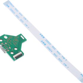 Popkonsol JDS JDM 010 011 020 Soket ve 12 Pin Flex Kablo Ps4 Kol Tamiri Şarj Soketi 12 Pin Flex Set