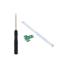 Popkonsol Jds Jdm 030 Soket 12 Pin Flex Ps4 Kol Tamir Seti Şarj Soketi Ps4 Tamir Kablo Tornavida