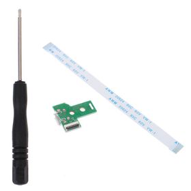 Popkonsol Jds Jdm 030 Soket 12 Pin Flex Ps4 Kol Tamir Seti Şarj Soketi Ps4 Tamir Kablo Tornavida