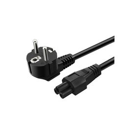 Popkonsol Laptop Adaptör Güç Kablosu 1.2 mt Notebook Şarj Adaptörü İçin Yonca Başlık Power Kablo