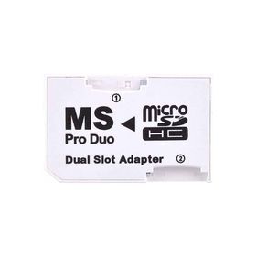 Popkonsol Ms Pro Duo Memory Stick Pro Duo Adaptör Dual Slot Mikro Sd Çevirici Memory Stick Kart Dönüştürücü