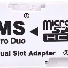 Popkonsol Ms Pro Duo Memory Stick Pro Duo Adaptör Dual Slot Mikro Sd Çevirici Memory Stick Kart Dönüştürücü