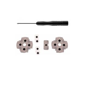 Popkonsol Playstation V1 Model Kol Yedek Parça 5 İç Lastik Tamir Seti Silikon Pad Tornavida Set