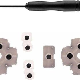 Popkonsol Playstation V1 Model Kol Yedek Parça 5 İç Lastik Tamir Seti Silikon Pad Tornavida Set