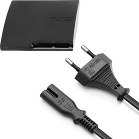 Popkonsol Ps3 Slim Güç Kablosu 1.5 m Playstation 3 Slim Kasa Uyumlu Ps3 Kablo Yedek Parça