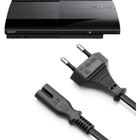 Popkonsol Ps3 Süper Slim Güç Kablosu 1.5 m Playstation 3 Süper Slim Kasa Uyumlu Ps3 Kablo Yedek Parça