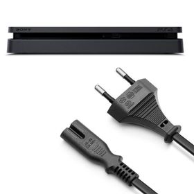 Popkonsol Ps4 Slim Güç Kablosu 1.5 m Playstation 4 Slim Kasa Uyumlu Ps4 Kablo Yedek Parça