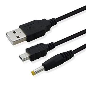 Popkonsol Psp 2in1 Şarj ve Data Kablosu Psp 1000 2000 3000 E1004 Uyumlu Psp Usb Kablo