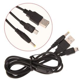 Popkonsol Psp Şarj ve Data Kablosu 2 si 1 Arada Psp Usb Kablo