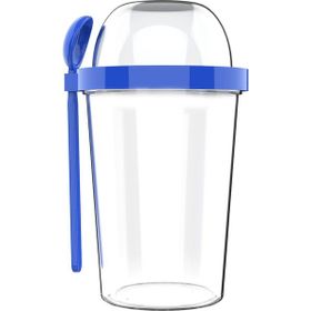 Poppard Lacivert Capsule 450 ml + 100 ml Atıştırmalık Kabı
