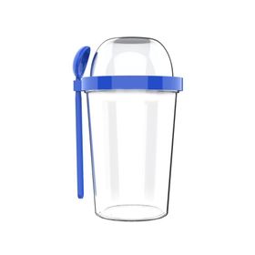 Poppard Lacivert Capsule 450 ml + 100 ml Atıştırmalık Kabı