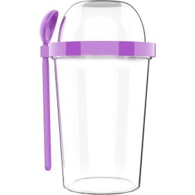 Poppard Lila Capsule 450 ml + 100 ml Atıştırmalık Kabı