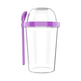Poppard Lila Capsule 450 ml + 100 ml Atıştırmalık Kabı