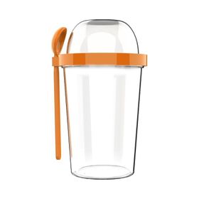 Poppard Turuncu Capsule 450 ml + 100 ml Atıştırmalık Kabı