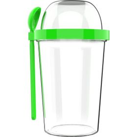 Poppard Yeşil Capsule 450 ml + 100 ml Atıştırmalık Kabı