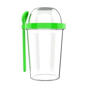 Poppard Yeşil Capsule 450 ml + 100 ml Atıştırmalık Kabı