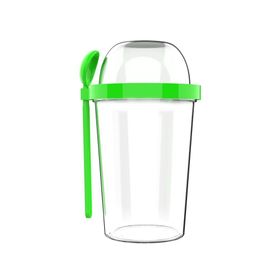 Poppard Yeşil Capsule 450 ml + 100 ml Atıştırmalık Kabı