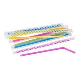 Poppy 100 Adet Frozen Jelatinli Körüklü Renkli Pipet