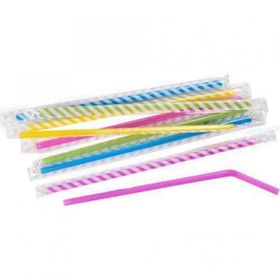 Poppy 100 Adet Frozen Jelatinli Körüklü Renkli Pipet