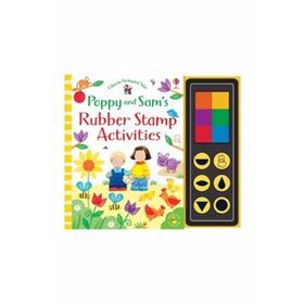 Poppy and Sam's rubber stamp activities - Usborne Yayınları