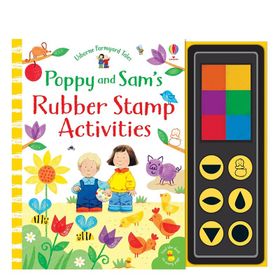 Poppy and Sam's rubber stamp activities - Usborne Yayınları