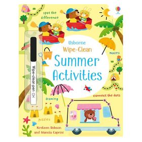 Poppy And Sam's Wipe Clean Summer Activities-Usborne Publishing