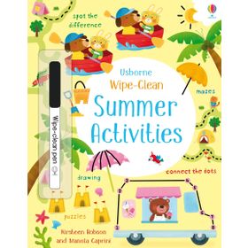 Poppy And Sam's Wipe Clean Summer Activities-Usborne Publishing